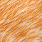 Homesmart Luxury Tip-Dyed Faux Fur Rug with Foam Base (100 x 60 cm) - Beige & Brown
