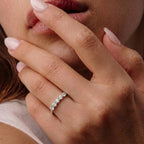 Luxuriant - 950 Platinum SGL Certified VS/EF Lab Grown Diamond 5 Stone Ring 2.00 Ct, Platinum Wt. 4.17 Gms._8190359_2