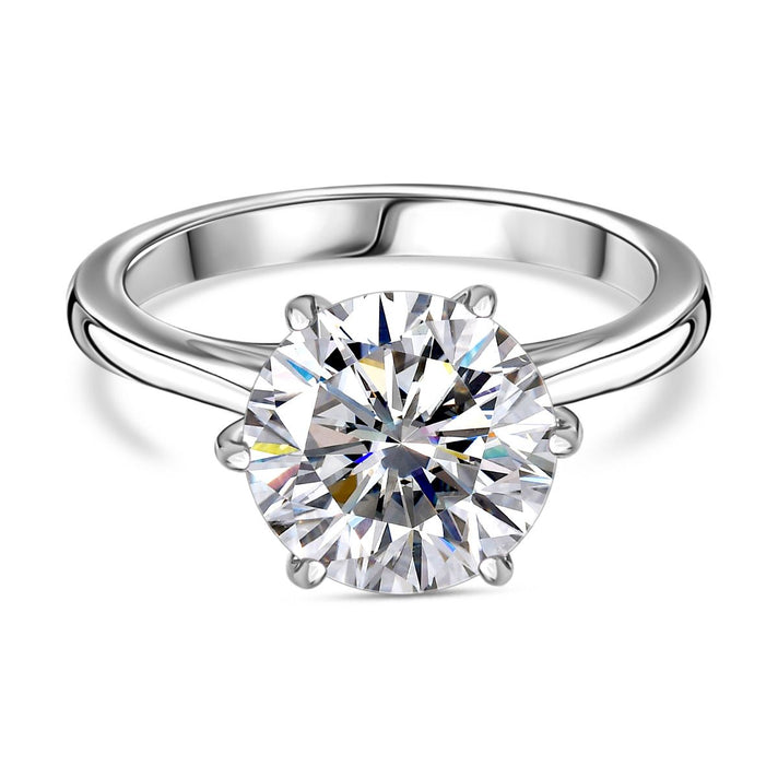 LUXURIANT 3 Ct. Lab Grown Diamond Brilliant-Cut Solitaire Ring in 950 Platinum SGL Certified (VS-EF) 8190536 1