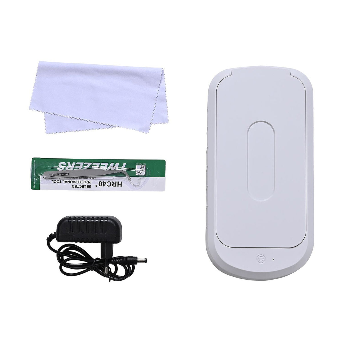 Multi-Purpose Ultrasonic Cleaner for Glasses and Jewellery - White 8191121 7