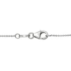 Luxuriant Lab Grown Diamond Heart Necklace (Size - 20) in Rhodium Overlay Sterling Silver 0.25 Ct._8192179_4