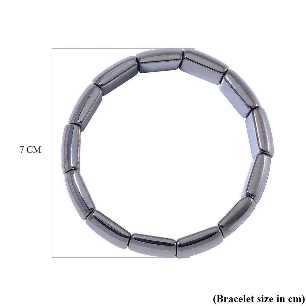 Terahertz Stone Bracelet (Size 7.5 Stretchable) 171.00 Ct.