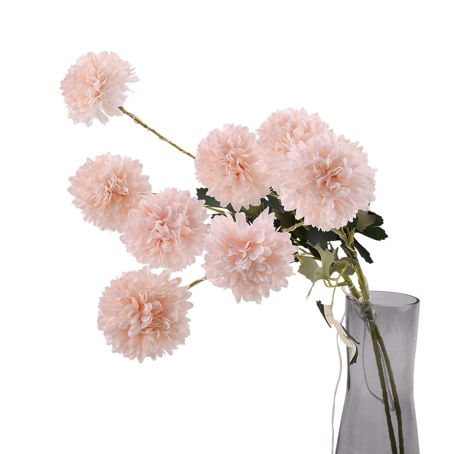 Set of 2 - Faux Flower Branches with LED Lights (60cm) - Light Pink 8193442 5