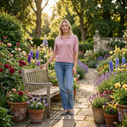 La Marey V-Neck Polo T-Shirt (Size S, Fit 8 To 10) - Pink_8193861_1