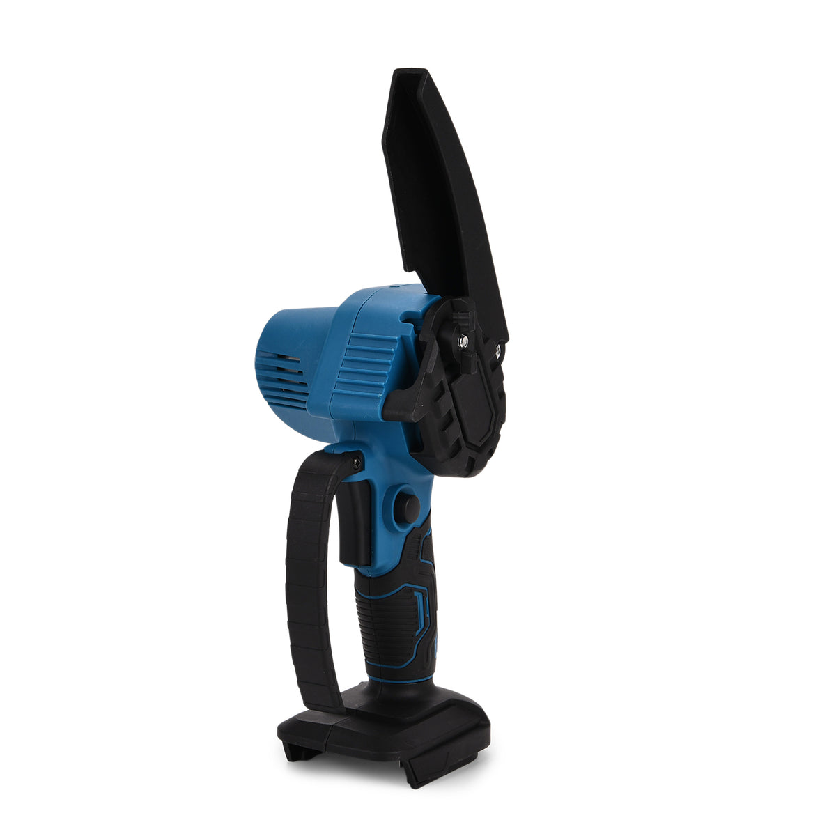 6 Inch 21V Chainsaw with 2 Chains and a Spare Battery (Size 42x11x10 cm) - Blue 8194432 4