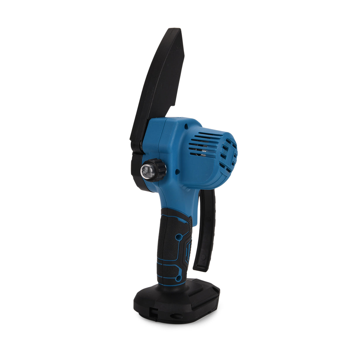 6 Inch 21V Chainsaw with 2 Chains and a Spare Battery (Size 42x11x10 cm) - Blue 8194432 5