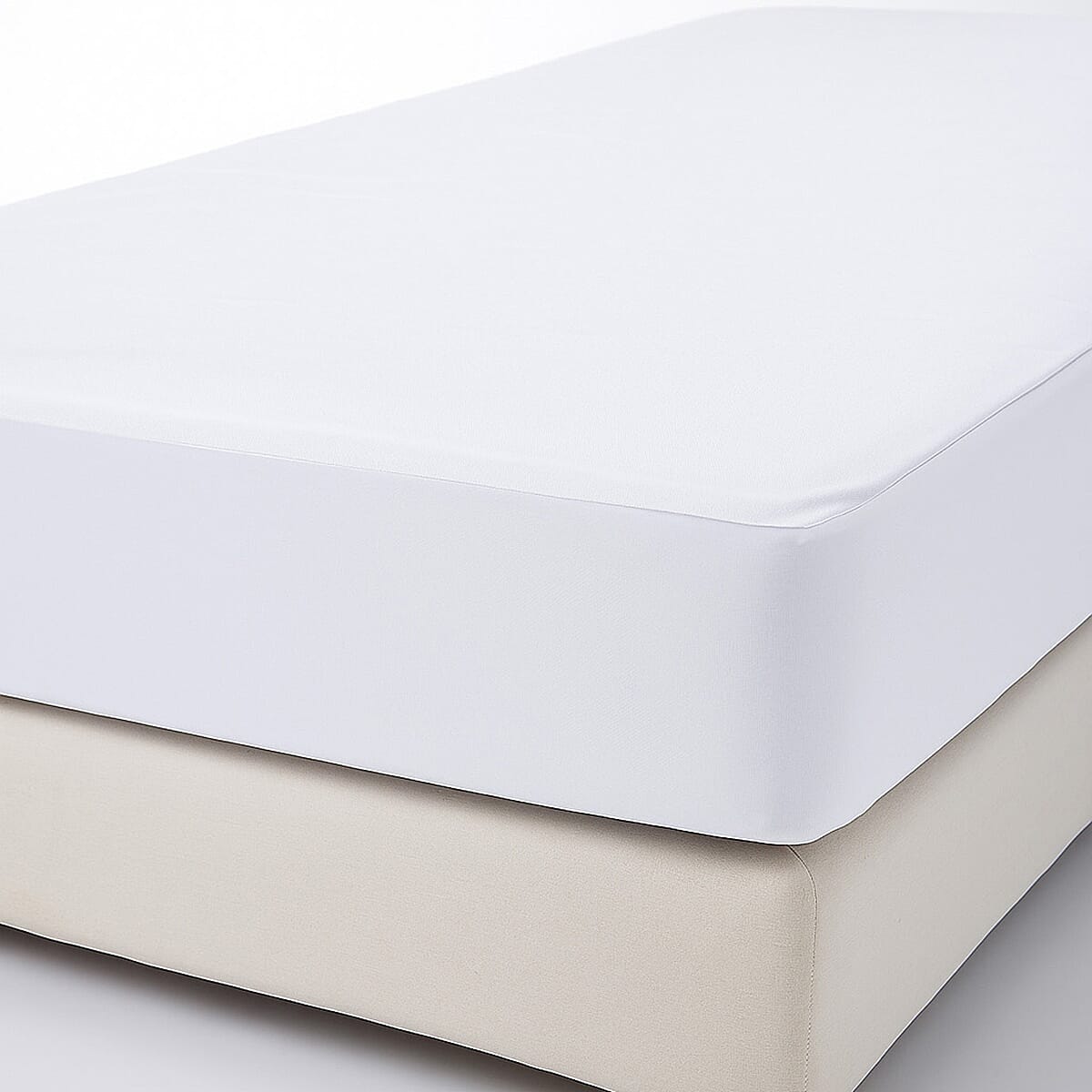 Homesmart Anti-Bacterial Waterproof Mattress Protector (135x30 cm) - White 8195245 2