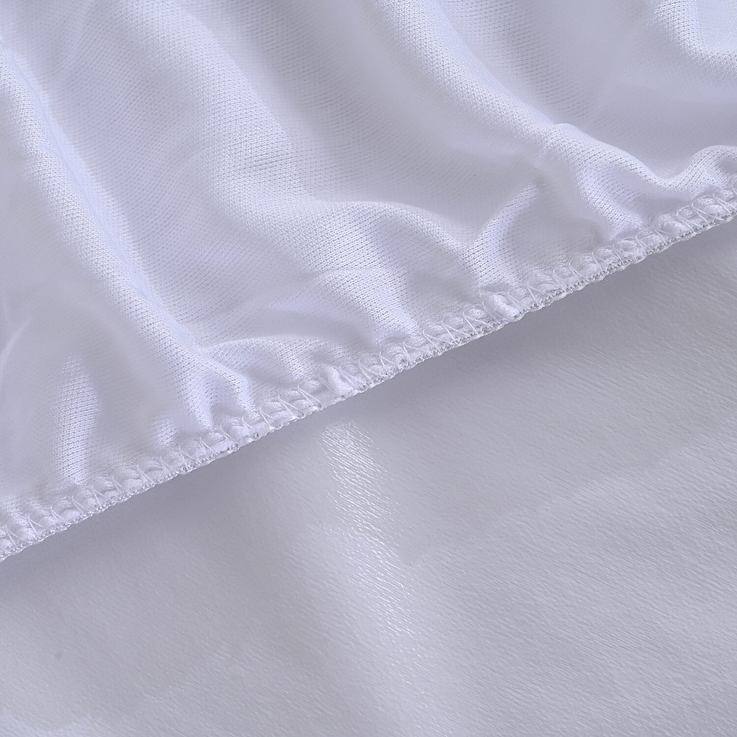 Homesmart Anti-Bacterial Waterproof Mattress Protector (150x30 cm) - White 8195246 4