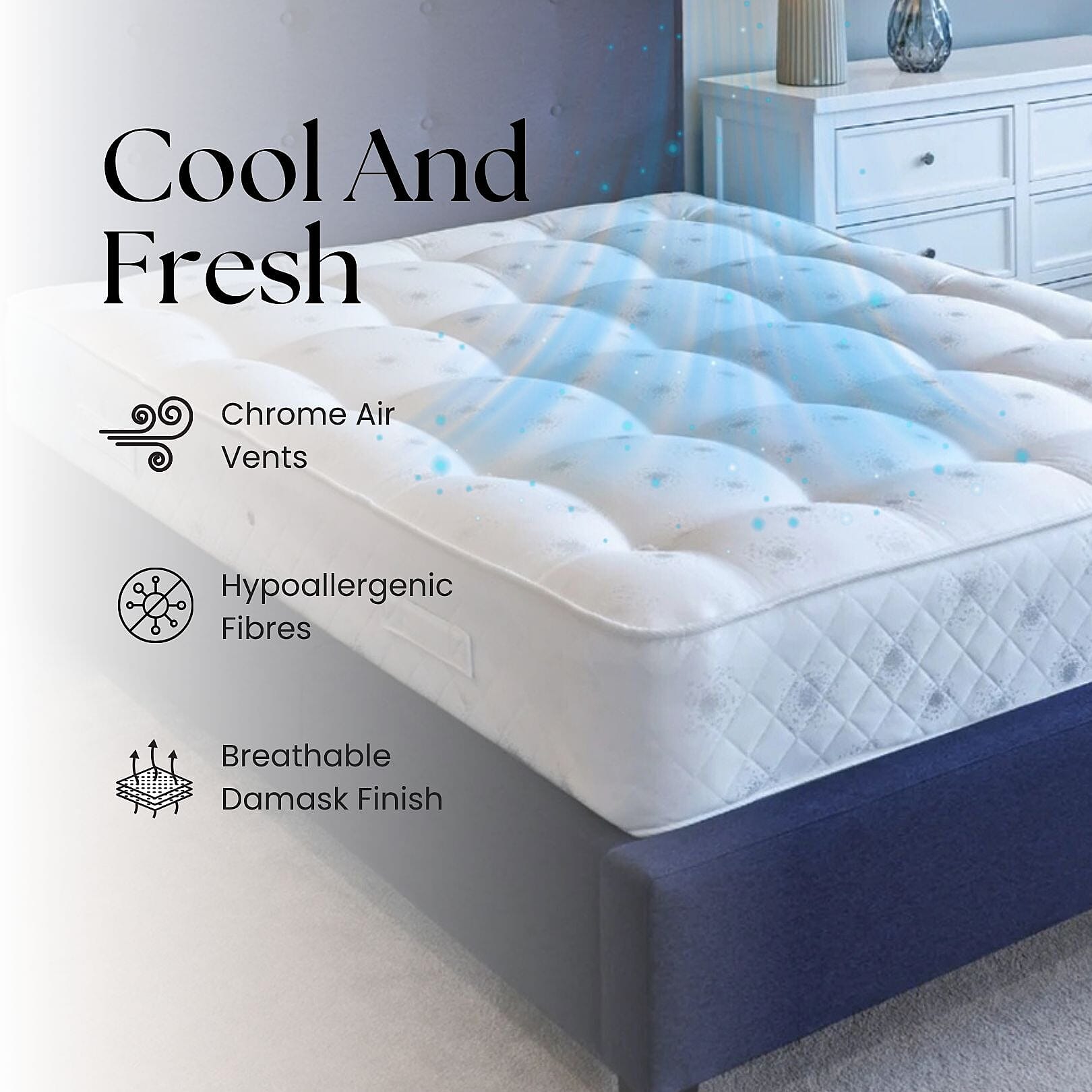 Find of the Month - Starry Night Cezanne Ortho Mattress - King 8195995 3