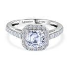Luxuriant 950 Platinum IGI Certified Lab Grown Diamond (VS/EF) Ring 2.00 Ct, Platinum Wt. 4.21 Gms._8196490