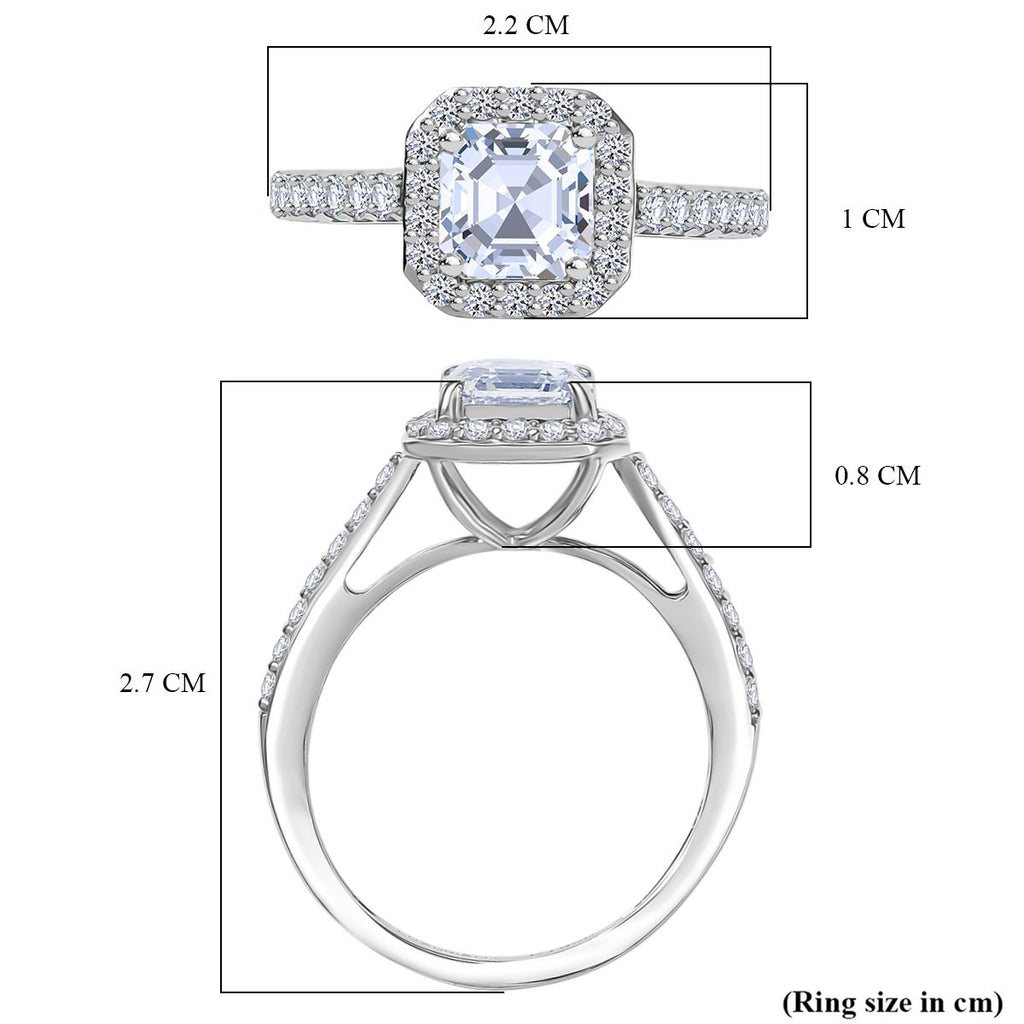 Luxuriant 950 Platinum IGI Certified Lab Grown Diamond (VS/EF) Ring 2.00 Ct, Platinum Wt. 4.21 Gms._8196490_5