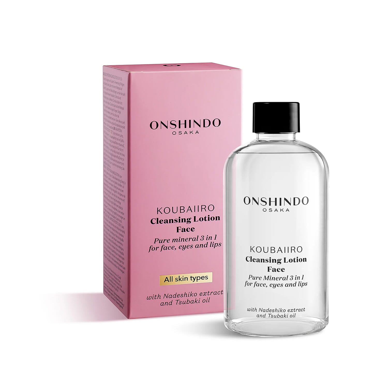 Onshindo Osaka Pure Mineral 3-in-1 Cleansing Lotion for Face, Eyes and Lips â€“ 250ml 8196659 0