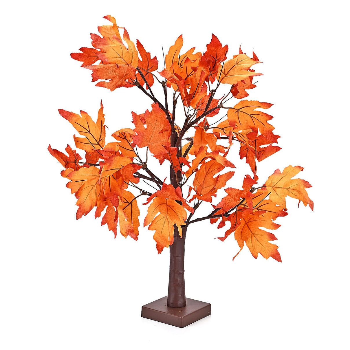 Warm Light Maple Tree with Timer &amp; USB Power (60cm) - Brown 8197379 3