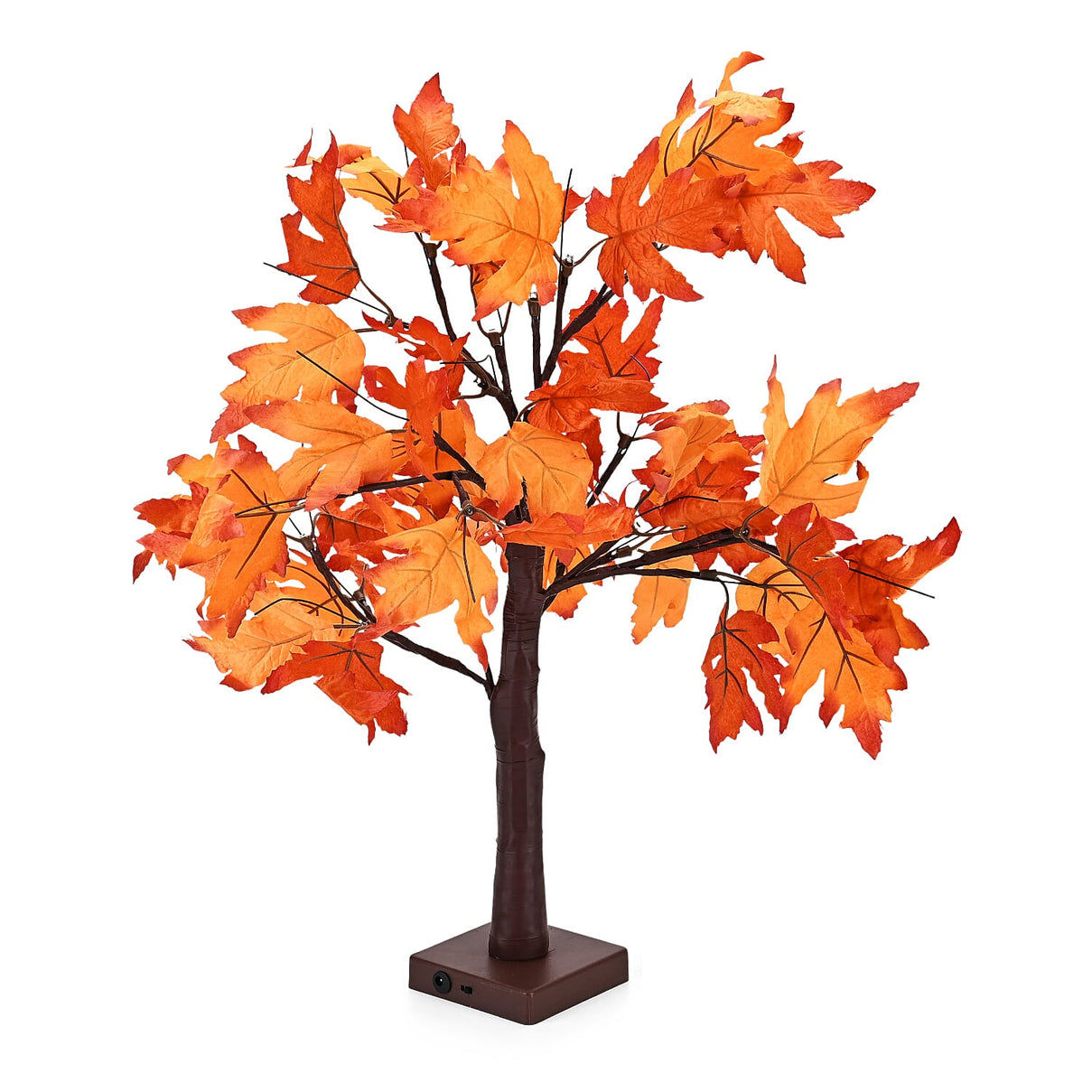 Warm Light Maple Tree with Timer &amp; USB Power (60cm) - Brown 8197379 4