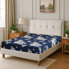 Hush Haven Flower Duvet Cover (Size 200x1 cm) - Navy & Multicolor_8198324_3
