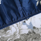 Hush Haven Flower Duvet Cover (Size 200x1 cm) - Navy & Multicolor_8198324_6