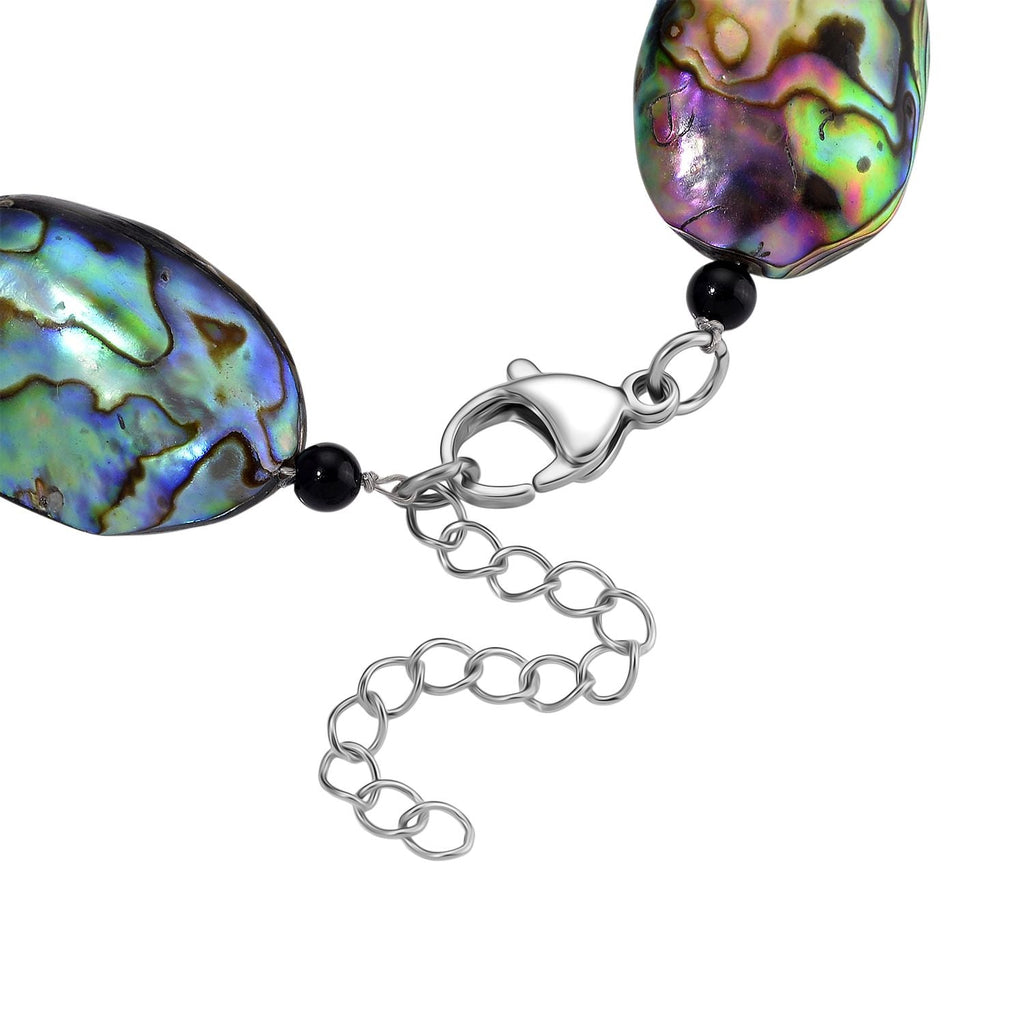 Abalone Shell Adjustable Link Bracelet (Size - 8.5-2 Ext) 150.00 Ct.