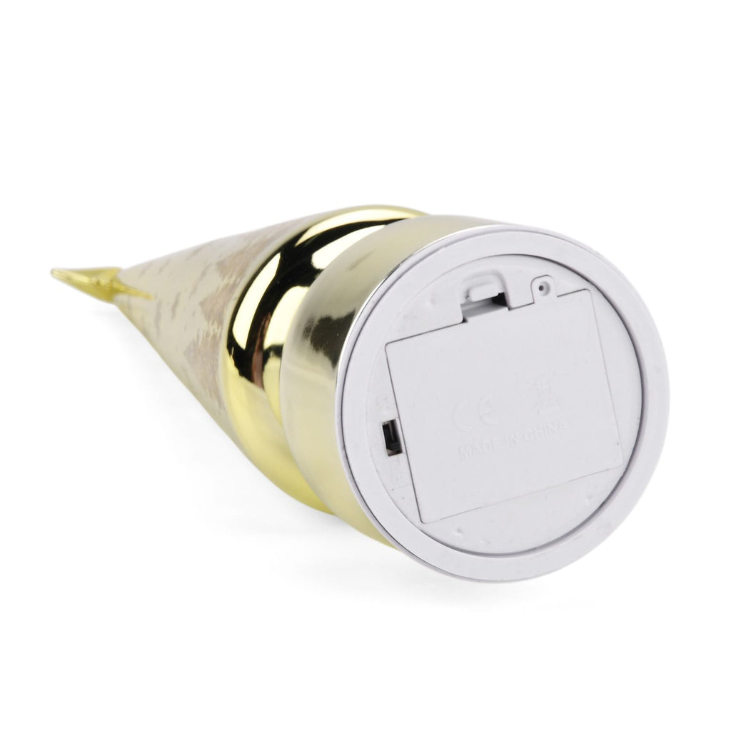 Rotating LED Christmas Tree Light - 3 x AA Battery-Operated (not included) - Gold_8200405_6