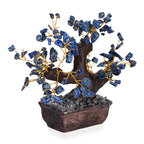 LIVMORE Handcrafted 150 Lapis Lazuli Gemstone Bonsai Feng Shui Tree (30.48 cm) - Blue_8201352_2