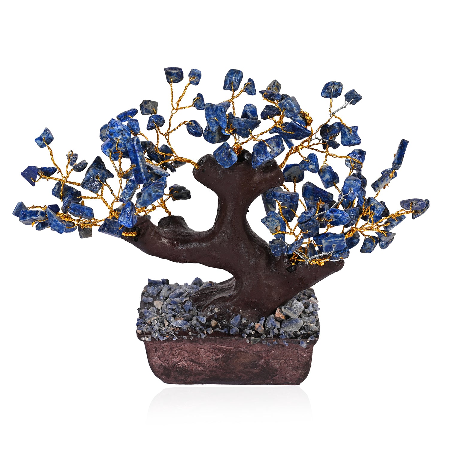 Bliss &amp; Beyond 150 Lapis Lazuli Gemstone Bonsai Tree (12 inch) - Blue V32514819 4