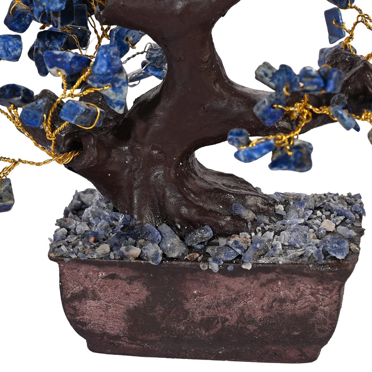 Bliss &amp; Beyond 150 Lapis Lazuli Gemstone Bonsai Tree (12 inch) - Blue V32514819 5