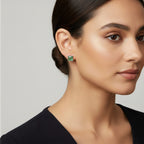Green Aventurine Earring with Push Back 6.00 Ct._8202036_2
