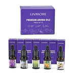 BIG BARGAIN - LIVMORE Set of 12 Aroma Oils for Diffusers, Humidifiers Aromatherapy and more - 10ML Bottles_8203434