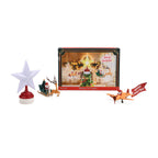 Rotating Santa Claus in Sleigh or Plane Figures Christmas Tree Topper with Musical LED Light-Up, Type-C Powered_8203490_9