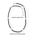 EverTrue - Fresh Water Pearl & Green Enhance Pearl Beads Necklace (Size - 18+2 Ext) 60.00 Ct._8204279_5