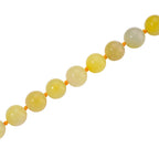 First Time Ever - Bi - Color Jade Necklace (Size - 20) in Yellow Gold Plating Sterling Silver 510.00 Ct._8204430_3