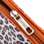Leopard Pattern Tote Bag with Handle Drop & Detachable Shoulder Strap - Grey_8205022_5