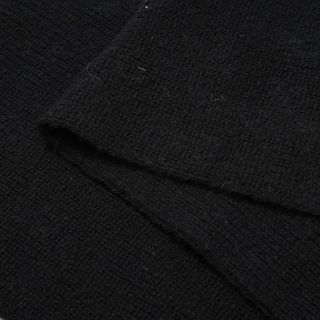 Designer Closeout Deal - Scarf with Colourful Button Accents - Black_8205066_5