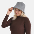 Classic Wool Bucket Hat - Grey_8205129