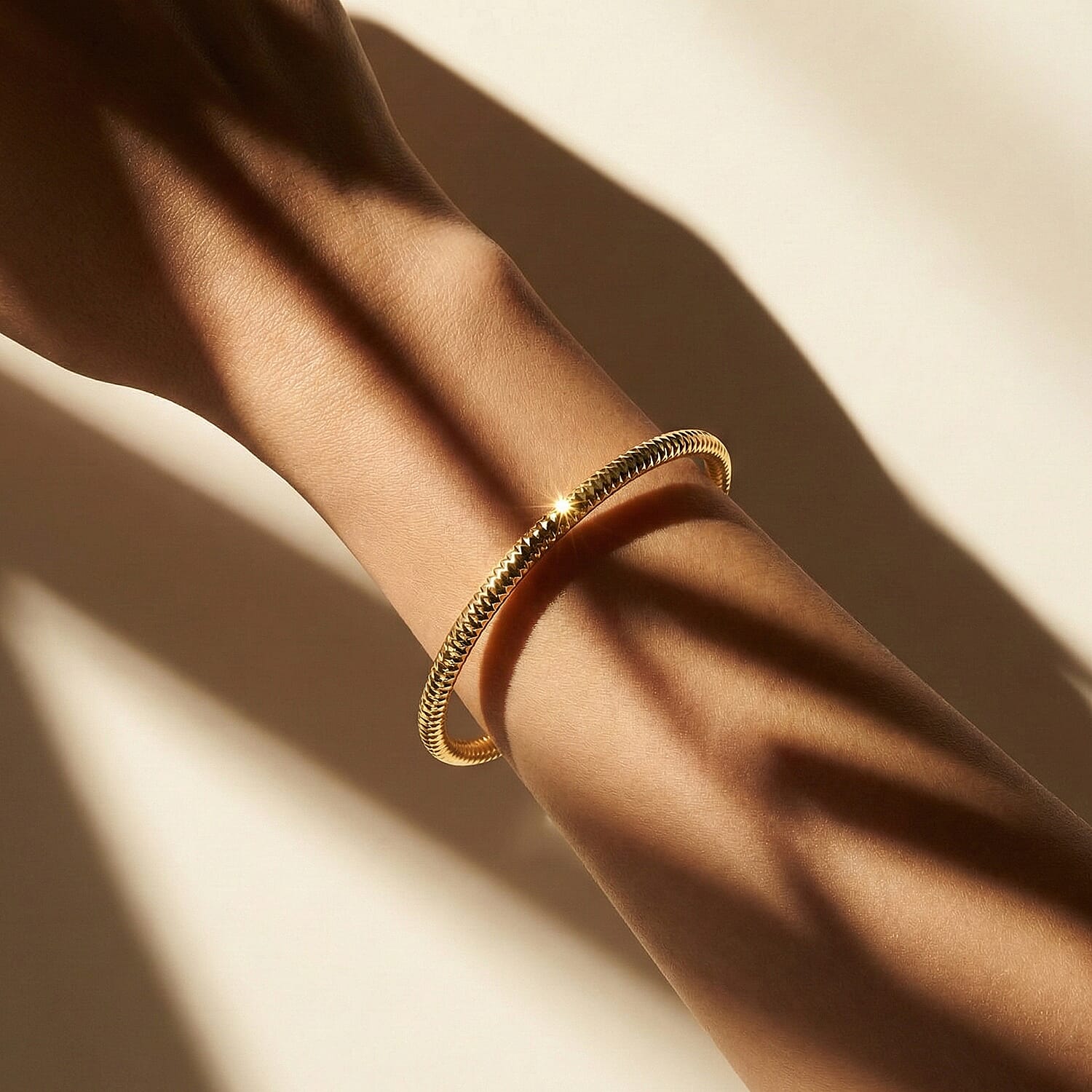Naga Yellow Gold Bangle (Size 8) 8205399 2