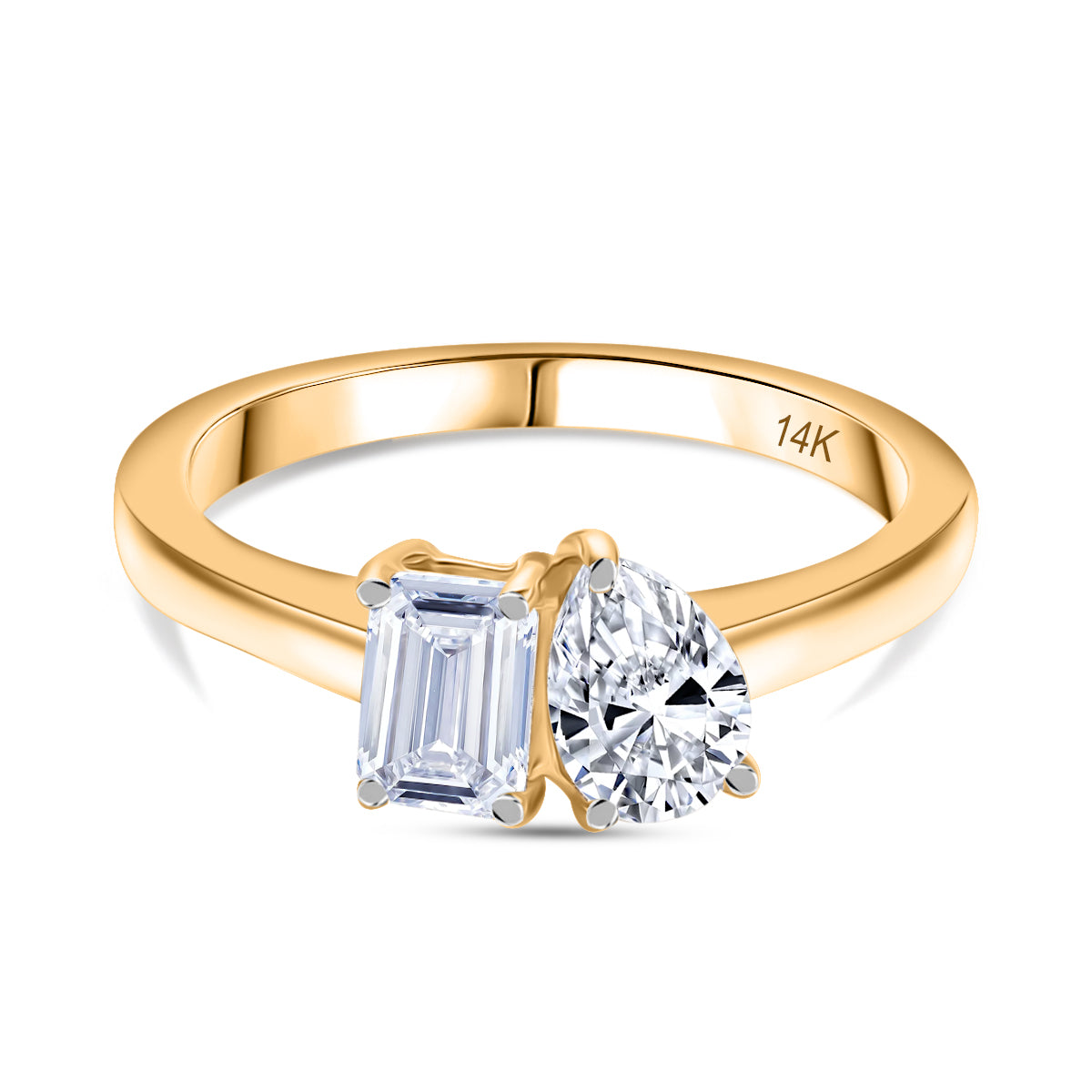 Rachel Galley 14K Yellow Gold VS Lab Grown Diamond EF, VS Fancy Ring, Gold Wt.3 Gms  1.036  Ct. 8205488 0