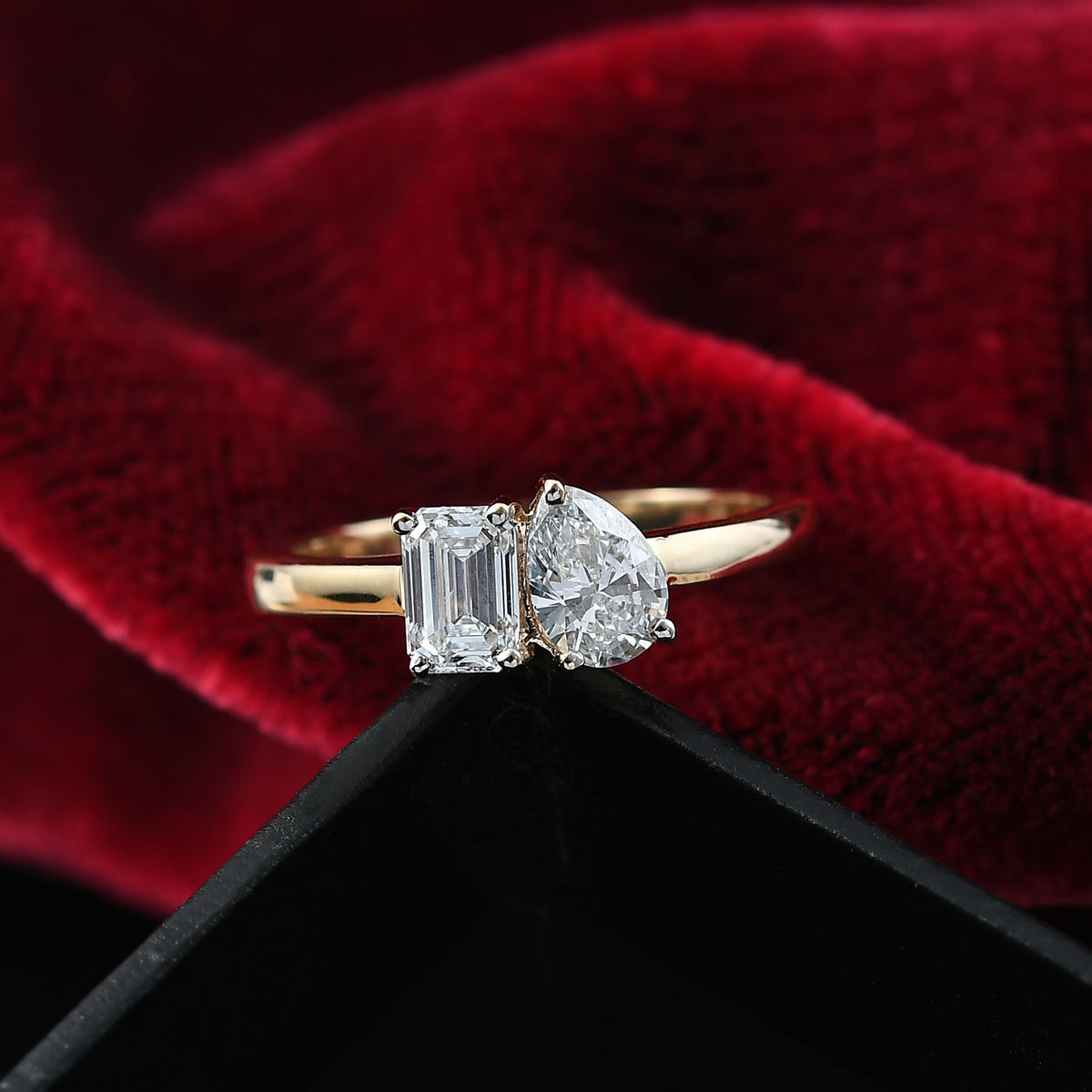 Rachel Galley 14K Yellow Gold VS Lab Grown Diamond EF, VS Fancy Ring, Gold Wt.3 Gms  1.036  Ct. 8205488 1