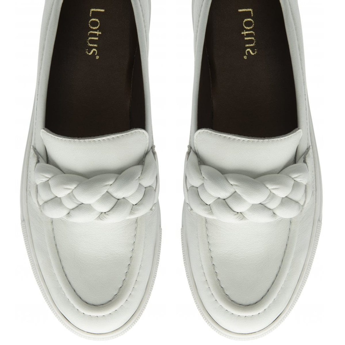 Lotus Women's Bertie Braided Detail Casual Loafers V32590600 3
