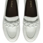 Lotus Women's Bertie Braided Detail Casual Loafers (Size 7) - White_8206952_3