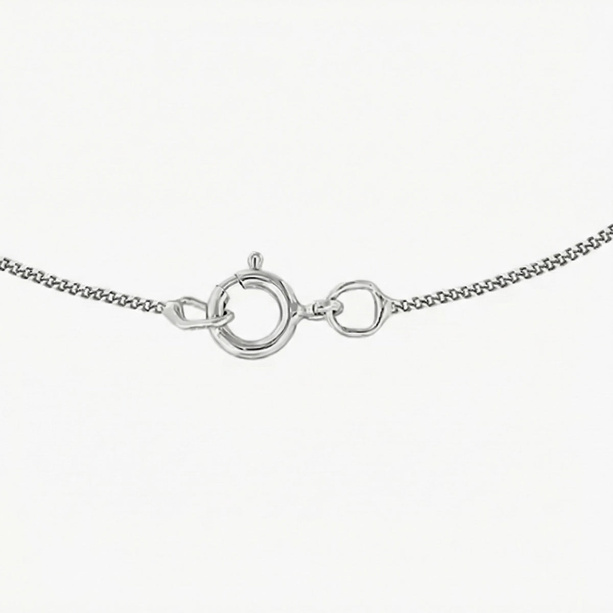 Sterling Silver 1.15MM Diamond-Cut Curb Chain with Spring Ring Clasp (Size 16) 8207320 7