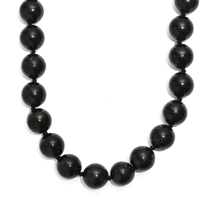 Natural Shungite Necklace (Size - 20-1 Ext) 400.00 Ct. 8207434 1