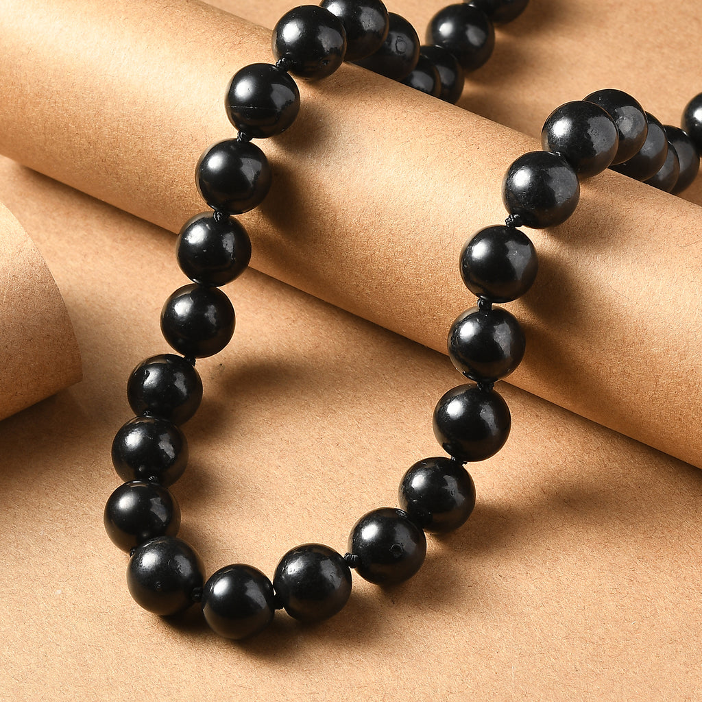Natural Shungite Necklace (Size - 20+1 Ext) 400.00 Ct._8207434_1