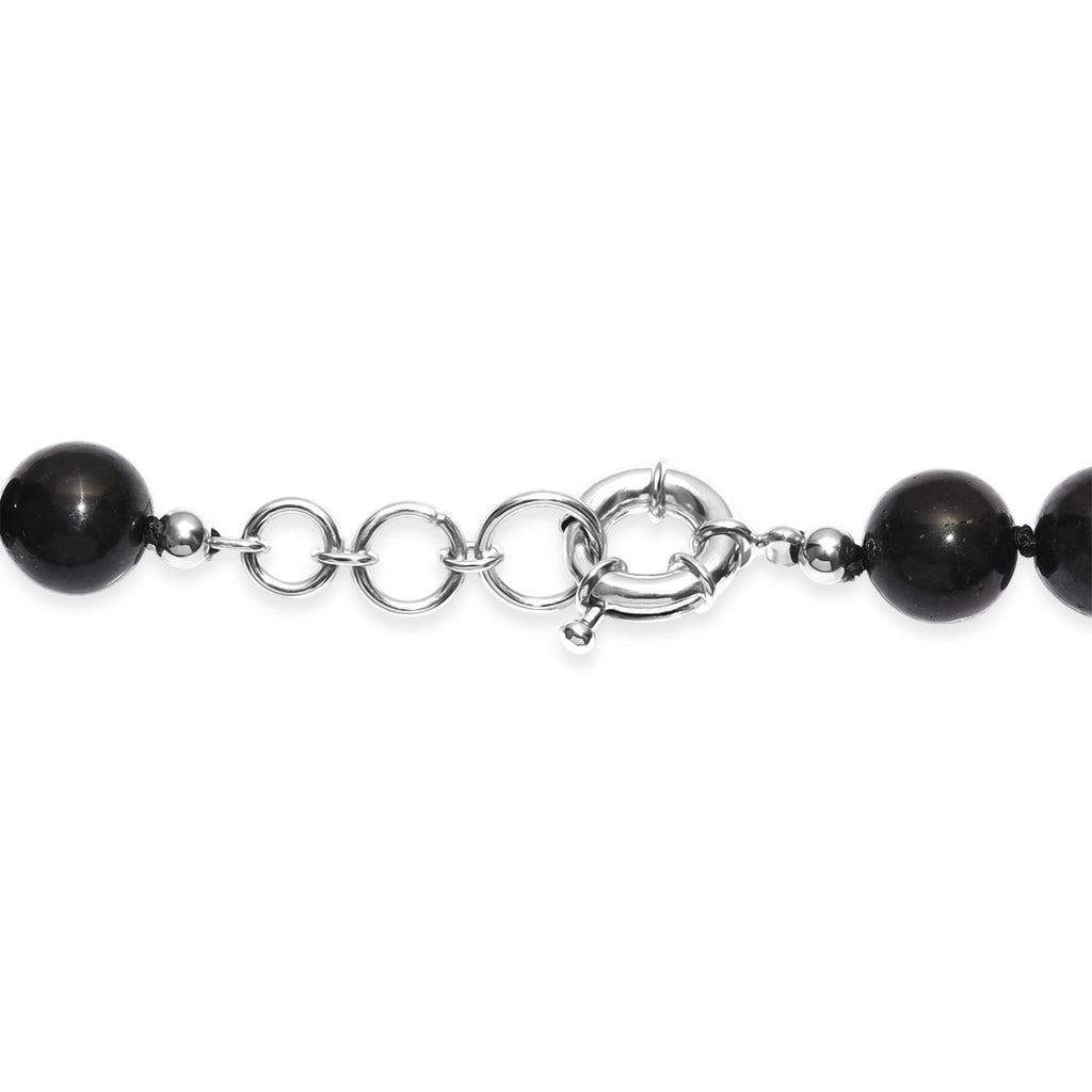 Natural Shungite Necklace (Size - 20+1 Ext) 400.00 Ct._8207434_4
