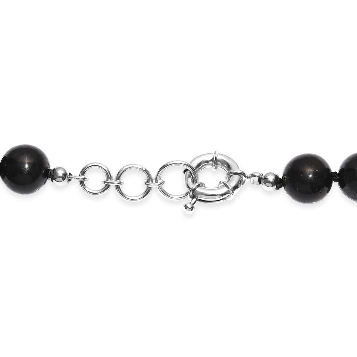 Natural Shungite Necklace (Size - 20-1 Ext) 400.00 Ct. 8207434 5