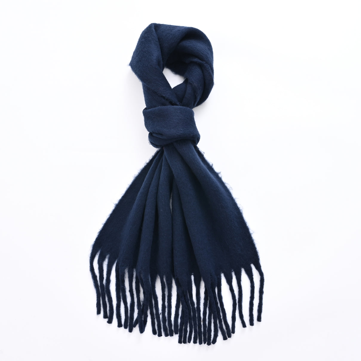 Soft Touch Large Tassle Scarf (190 x 40 cm) - Navy V32492214 5