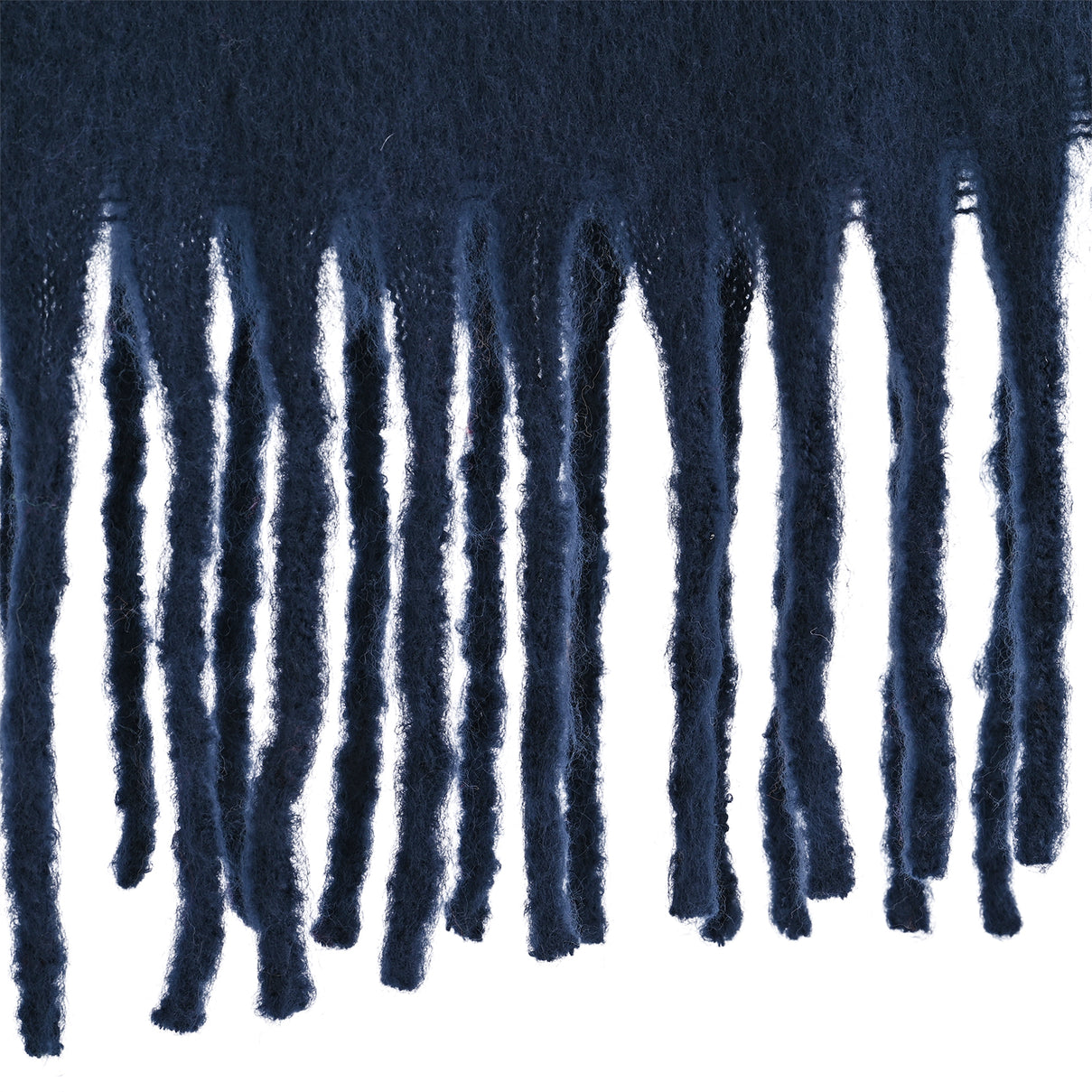 Soft Touch Large Tassle Scarf (190 x 40 cm) - Navy V32492214 7