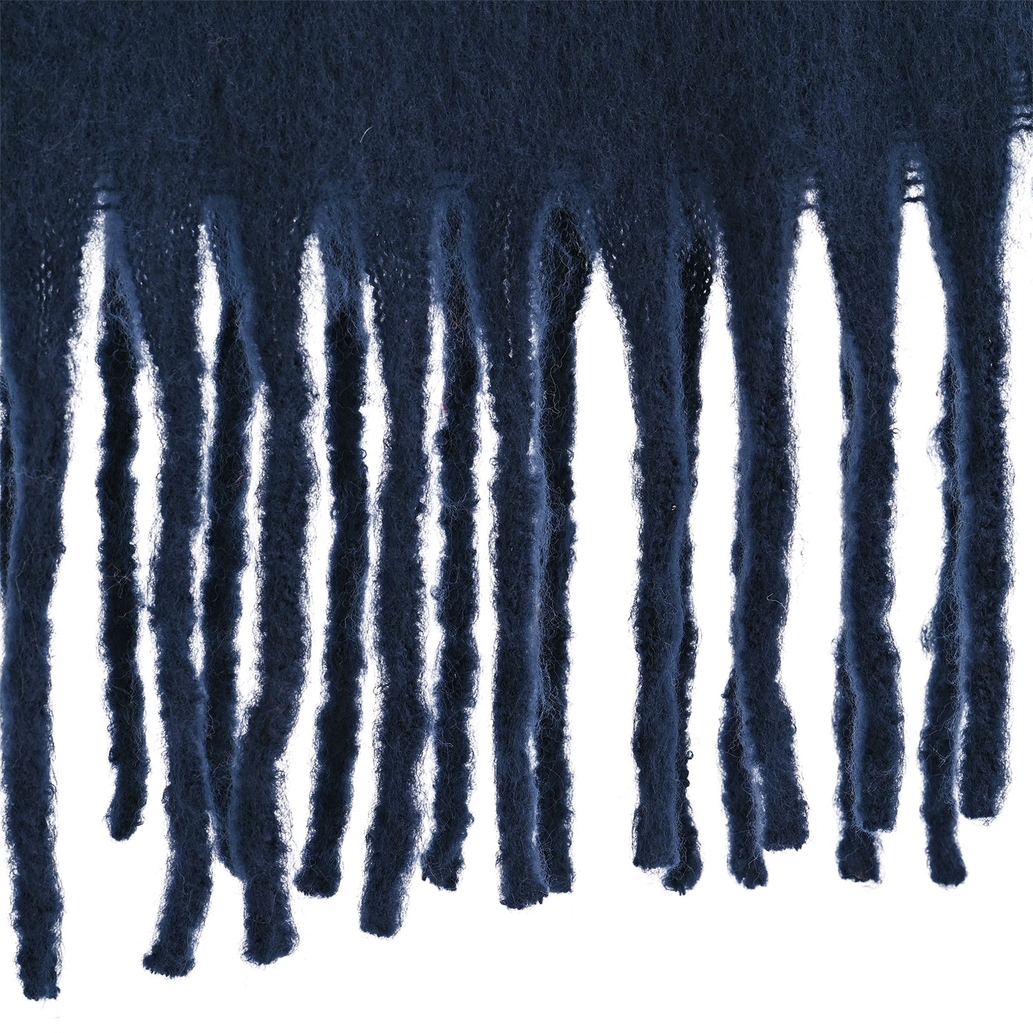 Soft Touch Large Tassle Scarf (190 x 40 cm) - Navy V32492214 7