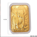 24K Yellow Gold (99.99% Purity) Elephant Embossment Foil