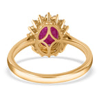 Luxoro 14K Yellow Gold AAA Mozambique Ruby, White Diamond I2 Ring, Gold Wt.3.14 Gms  1.790  Ct._8215130_3