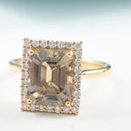 Luxoro 14K Yellow Gold AAA Turkizite, White Diamond I2 Ring, Gold Wt.3.62 Gms  4.370  Ct._8215172_1