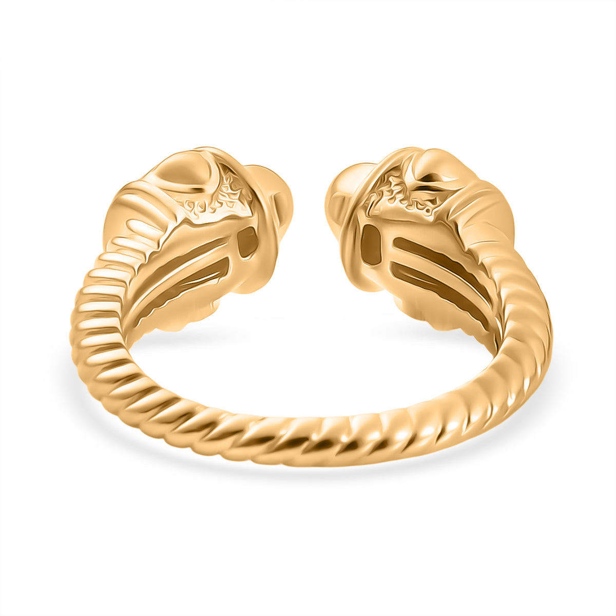 Treasure Of Siam - D'joy 18K Yellow Gold Plated Sterling Silver Open Ring 8215487 5